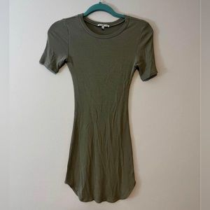 Green Body Con Dress
